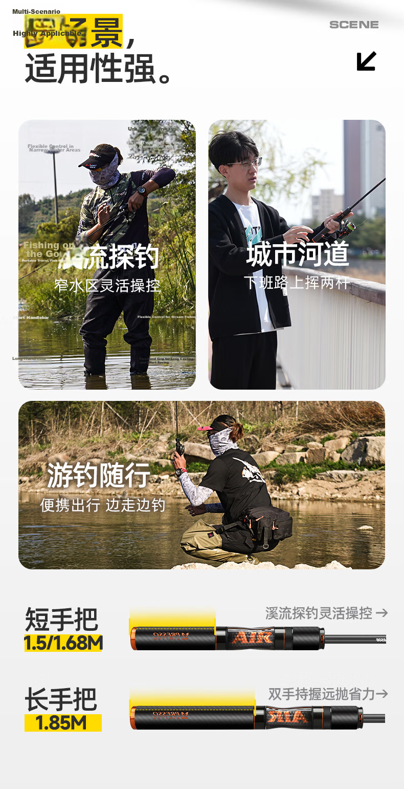 HISTAR Butterfly Telescopic Portable Lure Fishing Rod 1.85m UL Fuji Ring Spinning Reel Combo with Line and Bait 4