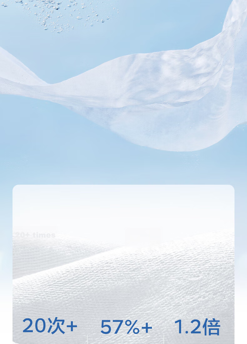 Babycare Jinshan Tea Newborn Soft Disposable Bath Towel Dry and Wet Dual-Use Home Travel Portable Bath Towel - 60×100cm * 5 Packs 10