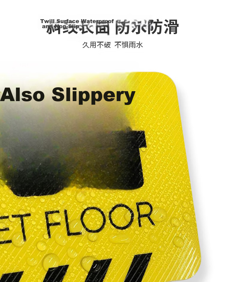Aimo Hui Anti-Slip Safety Warning Stickers for Slippery Stairs in Shopping Malls, Durable and Wear-Resistant, 60*9cm, Pack of 3 2