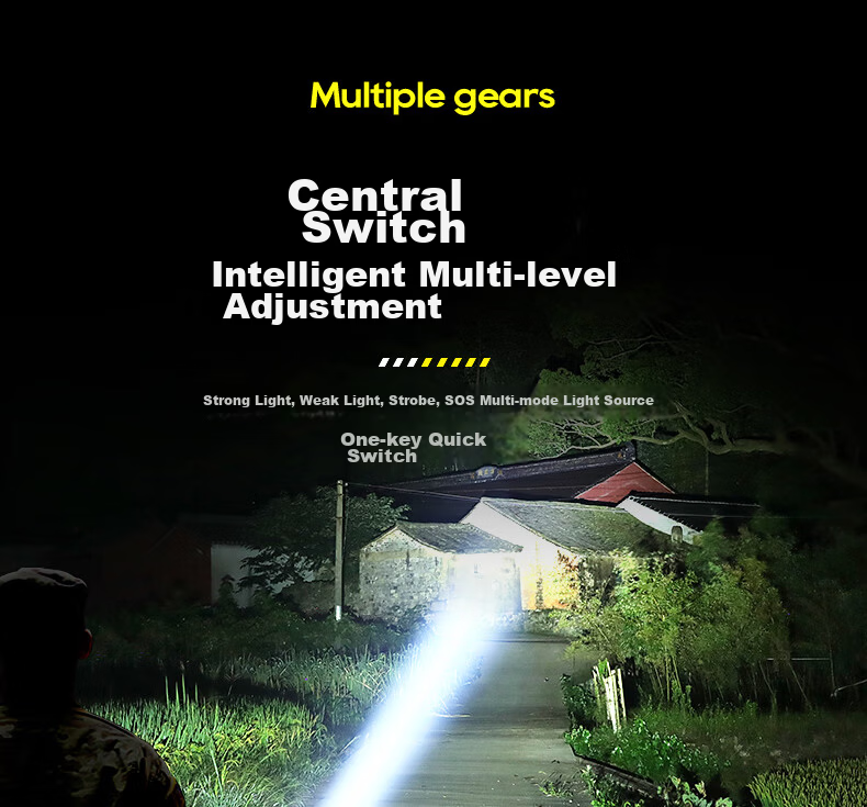 PHILIPS High Brightness Flashlight Portable Mini Rechargeable Outdoor Emergency Light 14