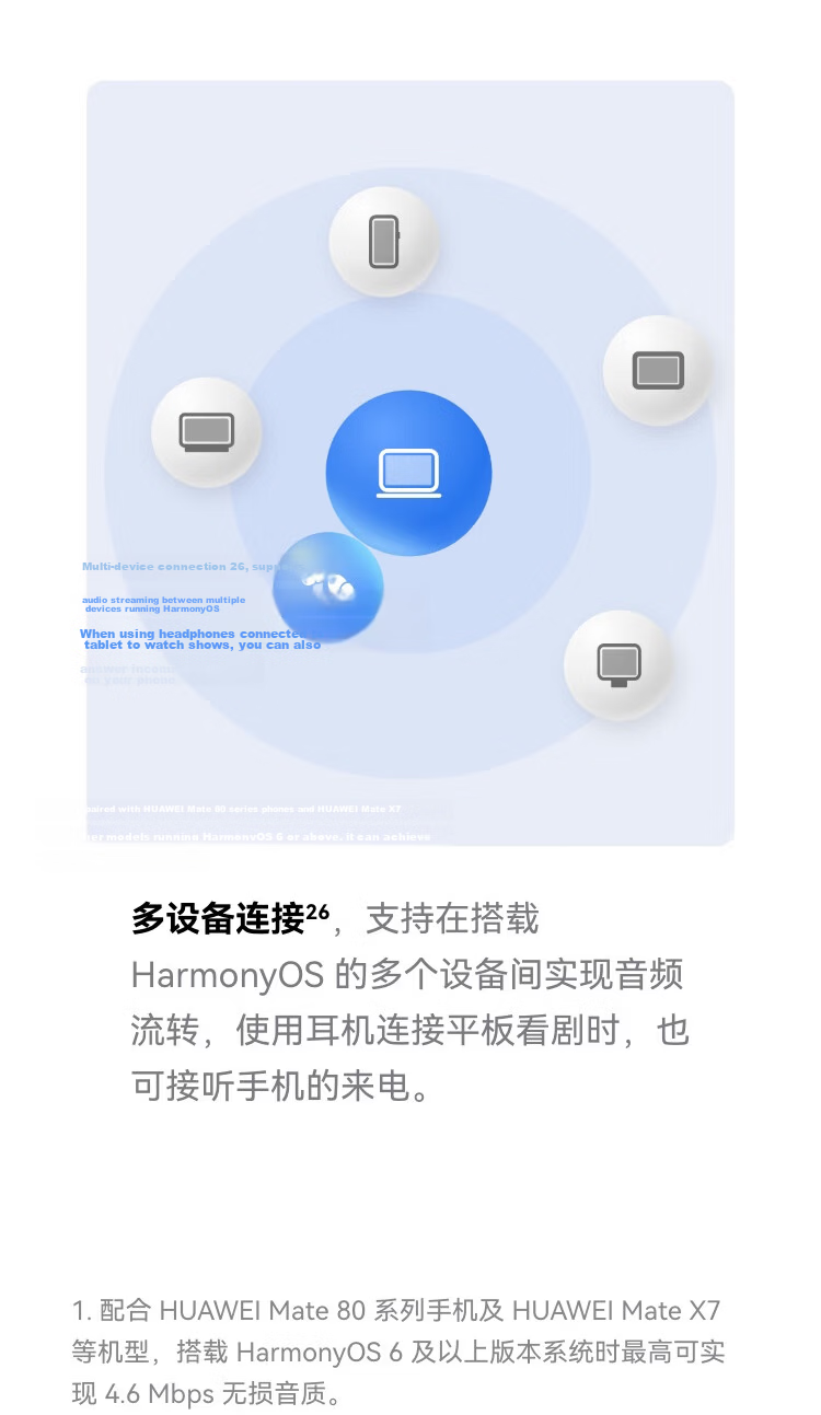Huawei FreeBuds Pro 5 Yuezhang Wireless Bluetooth Noise-Cancelling Earphones Master Quality Sound Dual-Engine Ultimate Noise Cancellation AI Smart Ear Assistant Sky Blue 52