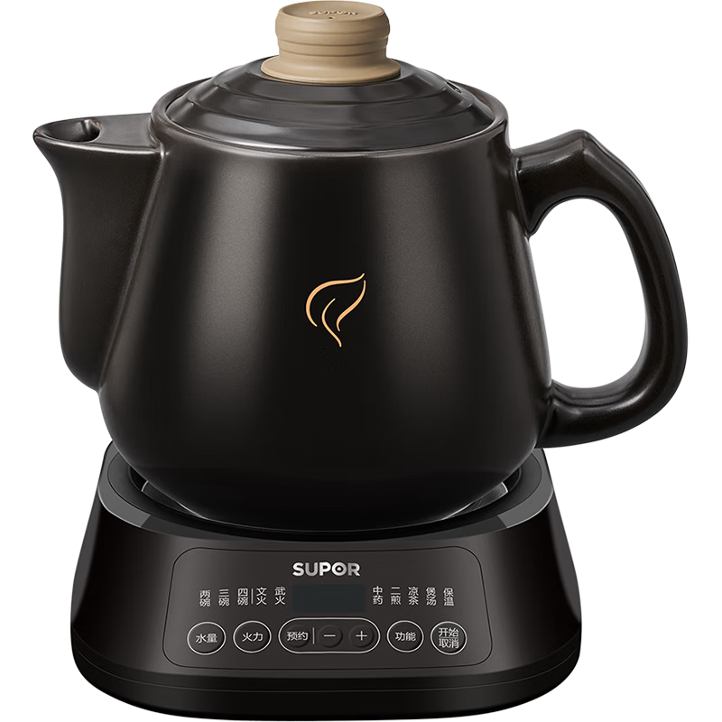 SUPOR 3L Herbal Medicine Pot Dual-Use Decoction and Medicinal Cuisine Cooker Fully Automatic Smart Appointment 600W Variable Frequency Two-Stage Detachable SW-30Y09