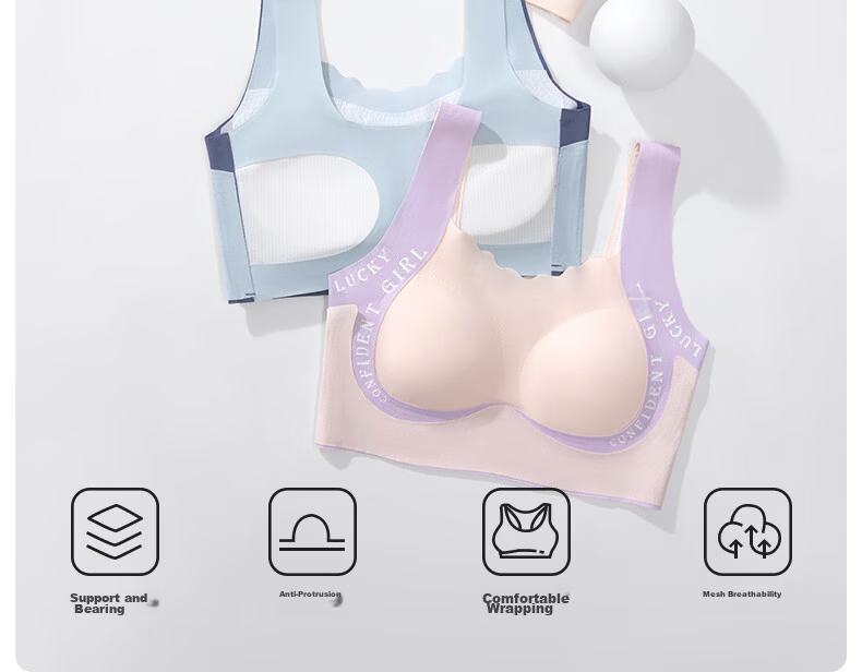 MiiOW Adolescent Shaping Underwear Girls Teen Vest Sports Bra for Middle and High School Students 10