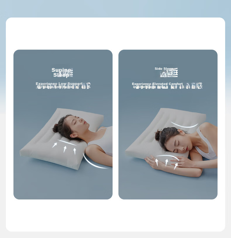 Lafufeier Ultra-Thin Low Pillow Single Person Class A Antibacterial Soft Pillow Core for Men And Women Home Use Cervical Spine Hard Pillow One Pair Buy Two 7