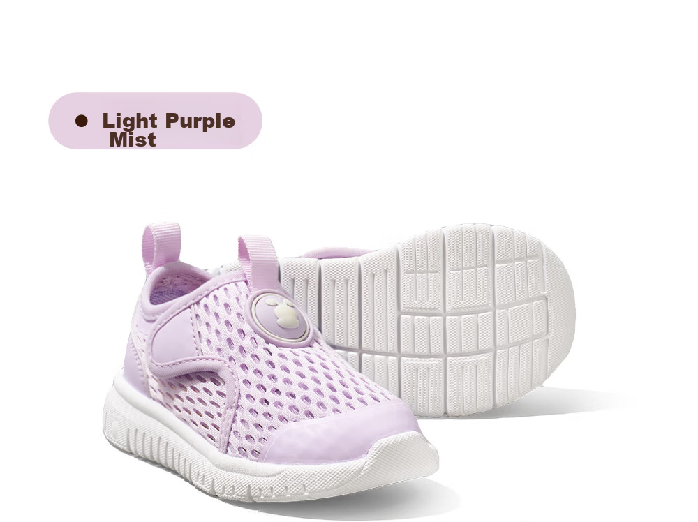 BOBDOG Children's Shoes, Baby Walking Shoes, Indoor Shoes, Summer Breathable Mesh, Soft Sole, Boys And Girls Sandals, Panda Black And White, Size 30 28