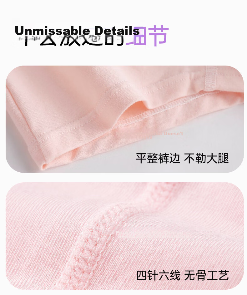 Modal Children's Underwear Girls 100% Cotton Class A Antibacterial Boxer Shorts for Kids Age 10A Baby and Older Children 21