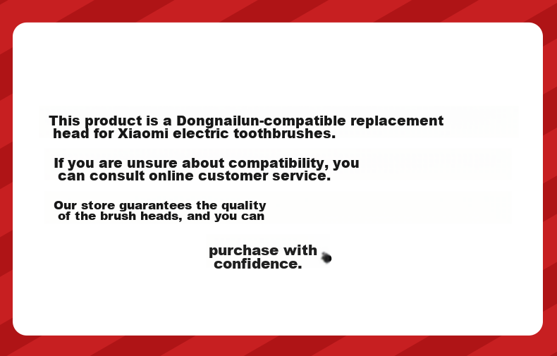 Donailun Replacement Toothbrush Heads for Xiaomi/Mijia Electric Toothbrush T301/T302/T501 Standard Cleaning 6-Pack 2