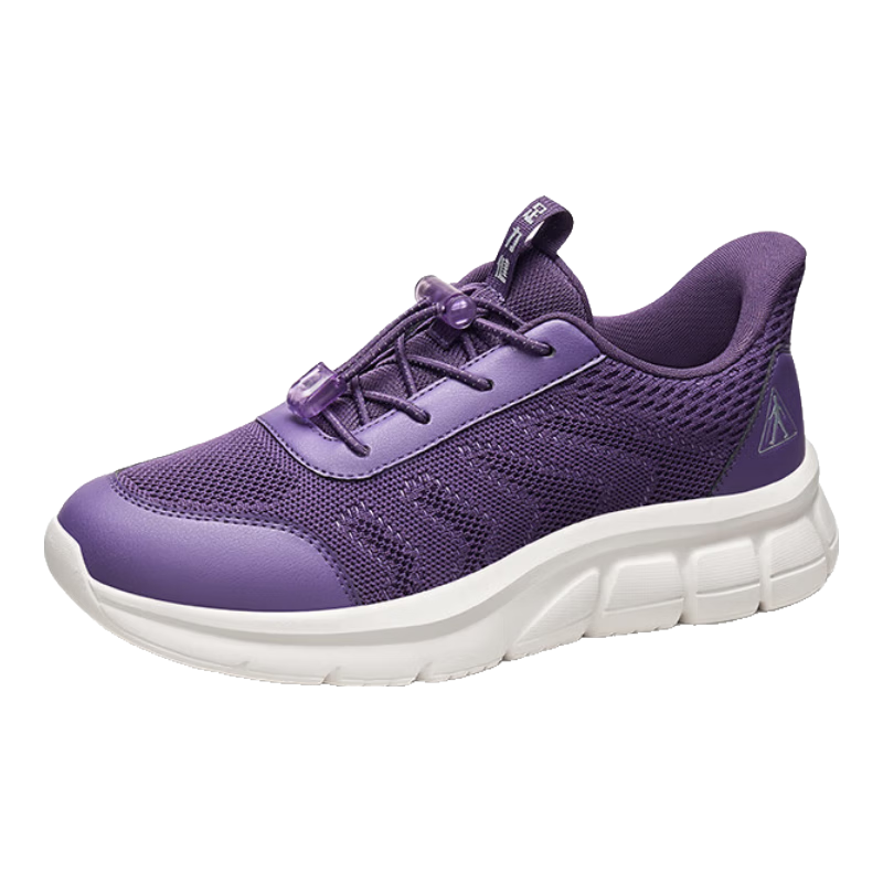 Zulijian Elderly Shoes Middle-aged and Senior Spring Summer Lightweight Soft Sole Mom Casual Walking Shoes 2431369J Purple - Women Size 39