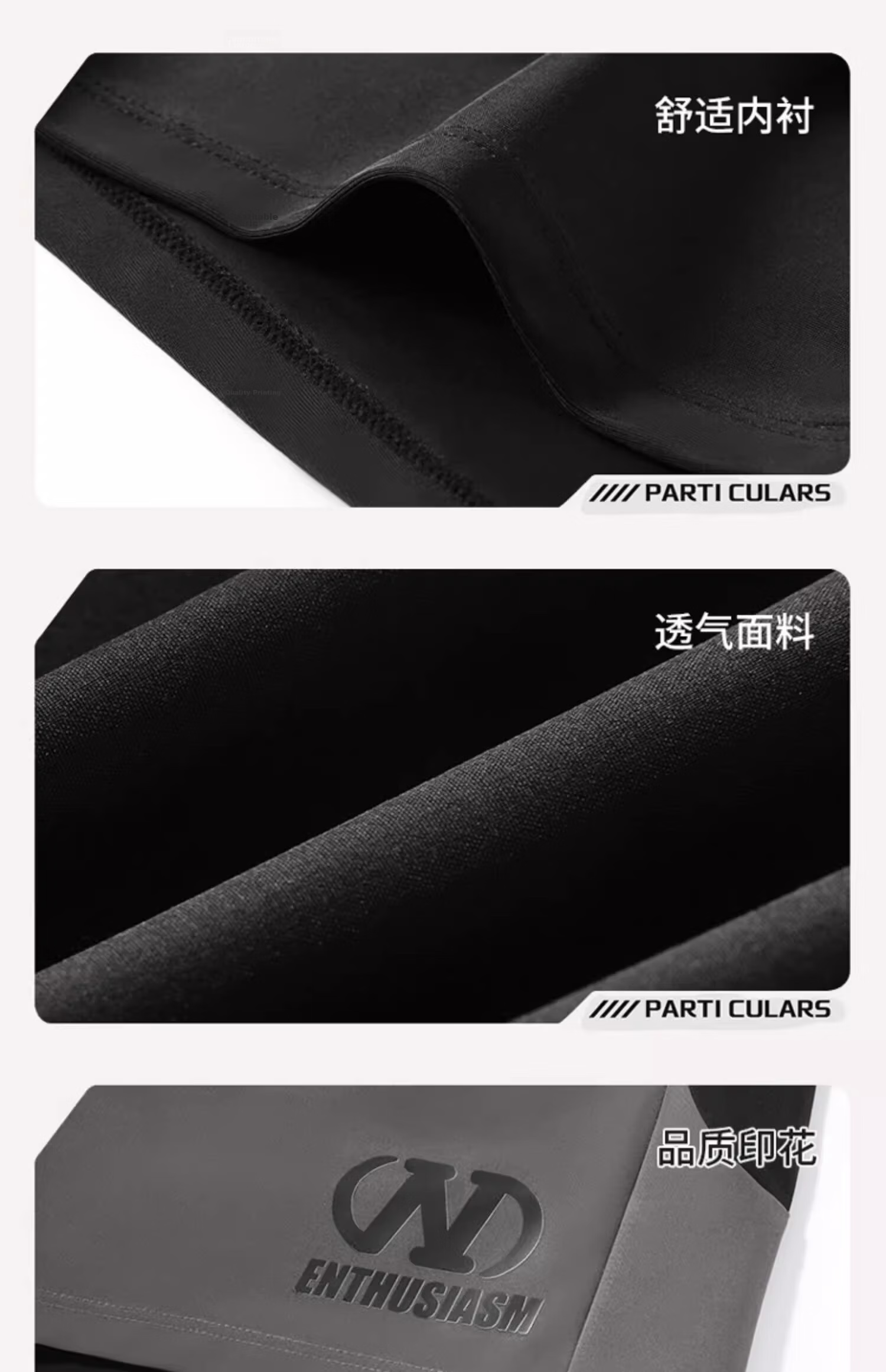 Huili Men's Swim Shorts, Hot Spring Swim Trunks, Anti-Embarrassment, Quick-Drying, Large Size, Swimming Shorts 25041, Black, Size L 12