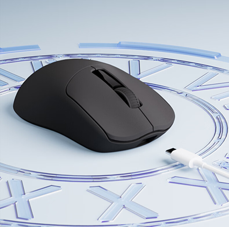 Deli Wireless Mouse Rechargeable Lightweight Ergonomic Portable Office Mouse for Laptop Desktop All-in-One 10000DPI Black LN30 11