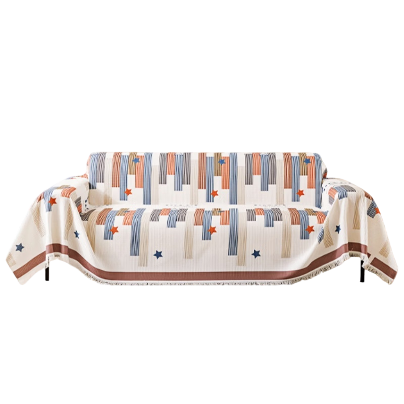 AVIVI Sofa Cover Sofa Towel Sofa Cushion Four Seasons Sofa Fabric Sofa Cover Dustproof Full Cover 180*230 Star Dream