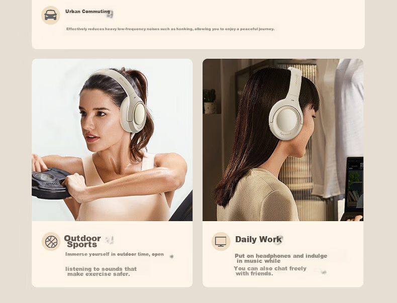 IKF King Pro2.0 Active Noise-Cancelling Over-Ear Bluetooth Headphones, Delta Unyielding Contract E-Sports Wired Gaming, Low Latency Bluetooth 6.0, Sports Music, Athens Black 19