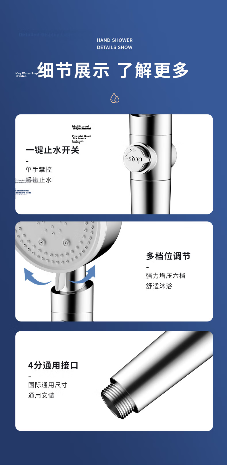 Muvi Faucet Extender, External Pressure Booster, Shower Head, Hair Washing Tool, Face Basin, Mouthwash, One-To Adapter, Flow Divider 20