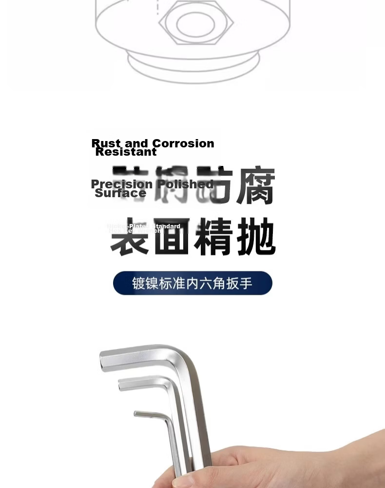 Great Wall Matte Finish Extra Long Hex Ball End Allen Wrench Hexagon Screwdriver Tool 30mm 340230 10