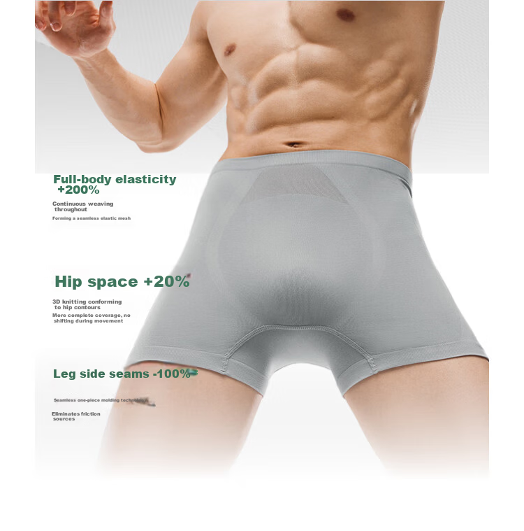 Bananain Disposable Men's Daily Use Wash-Free Boxer Briefs Individually Packaged Travel Business Trip EO Sterilized SS042 5