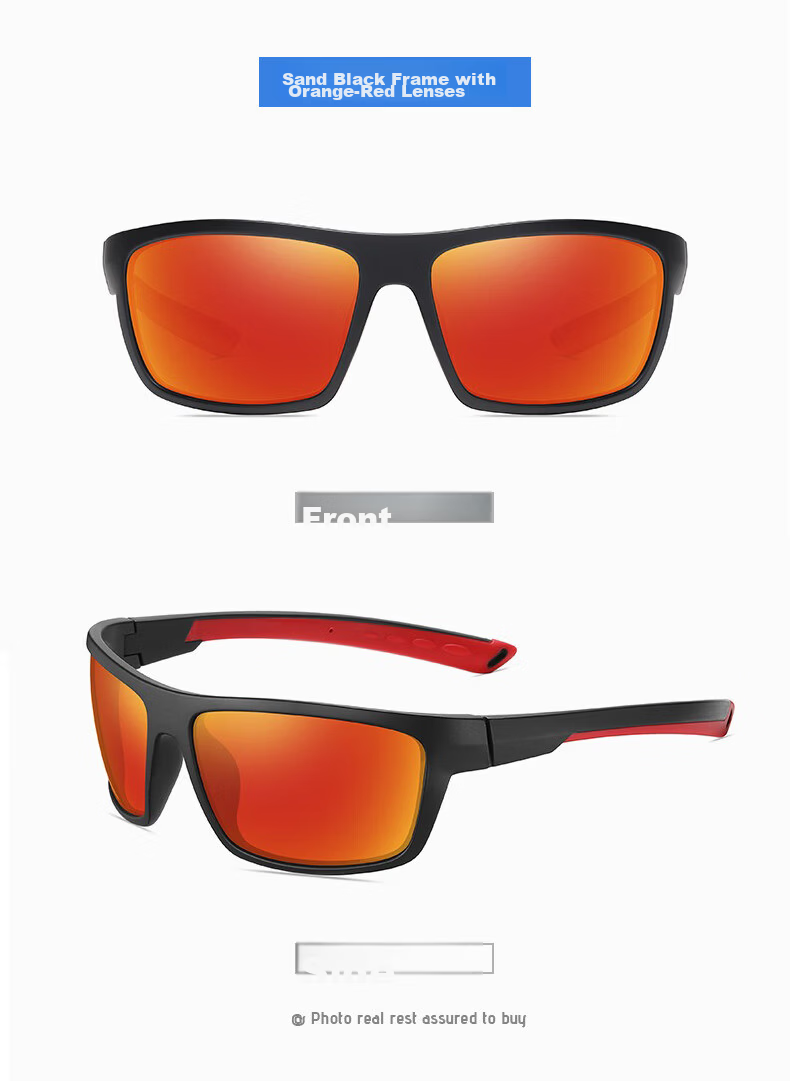 DRATRA Cycling Glasses Unisex Running Outdoor Sports Windproof Dustproof Road Mountain Bike Goggles Polarized Sunglasses 11