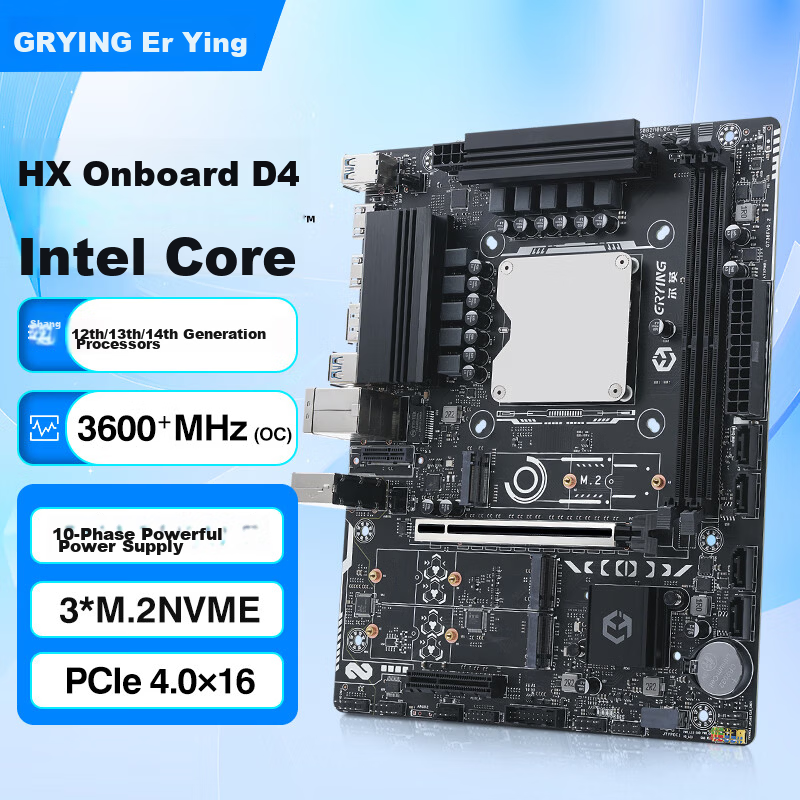 Intel Core 14th Gen i5-14500HX Onboard CPU Desktop Motherboard PC Office Gaming Productivity Design DDR4 Memory Kit