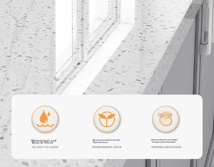 Washi Kitchen Countertop Protective Film Marble Quartz Countertop Protective Crystal Film 60cm x 10m 3