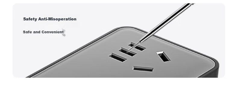 Sushiermo 1-to-6 Wireless Power Strip Lemon Yellow / Universal Travel Adapter / Multi-Port Power Converter / Power Extension Socket 6