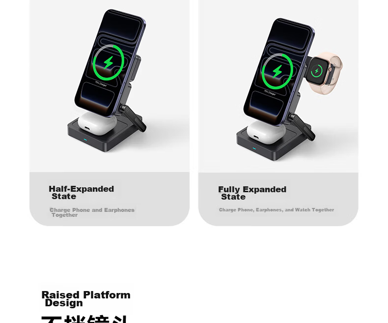 Baseus Apple Watch Charger PD 100W 2-in-1 Data Cable Watch Charging Cable Compatible with iPhone 17/16/15 and Watch S11/10/9/8/SE/Ultra 3 10