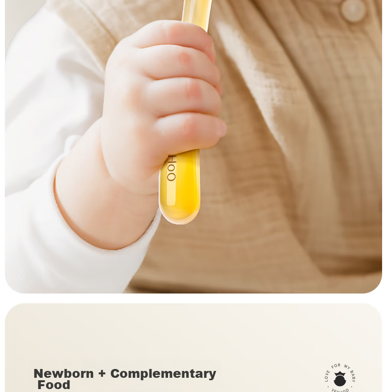 YEEHOO Silicone Baby Feeding Spoon Soft Silicone Infant Food Spoon for Feeding Milk Water Rice Cereal with Lunch Box 5