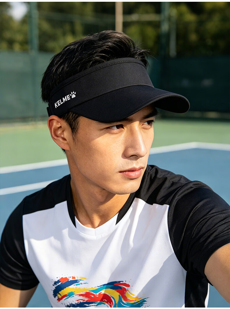 KELME Women's Summer Sun Protection Cap with Open Top for Running Outdoor Sports UV Protection Golf Marathon Tennis Hat 16