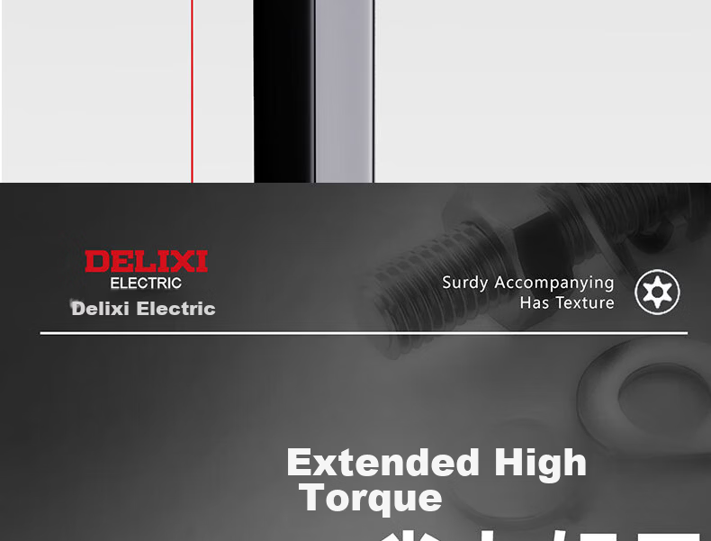 Delixi Electric Hex Key Wrench Set Hardware Repair Tools Hex Screwdriver S2 Steel 9-Piece Extended Flat/Ball Head 14