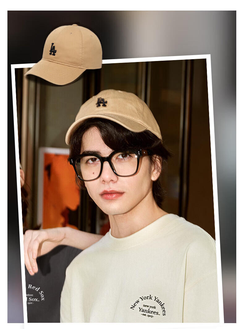 MLB Baseball Cap for Men And Women, Soft Top Sun Visor Hat, Birthday Gift, 3ACP7701N-07BKS 20