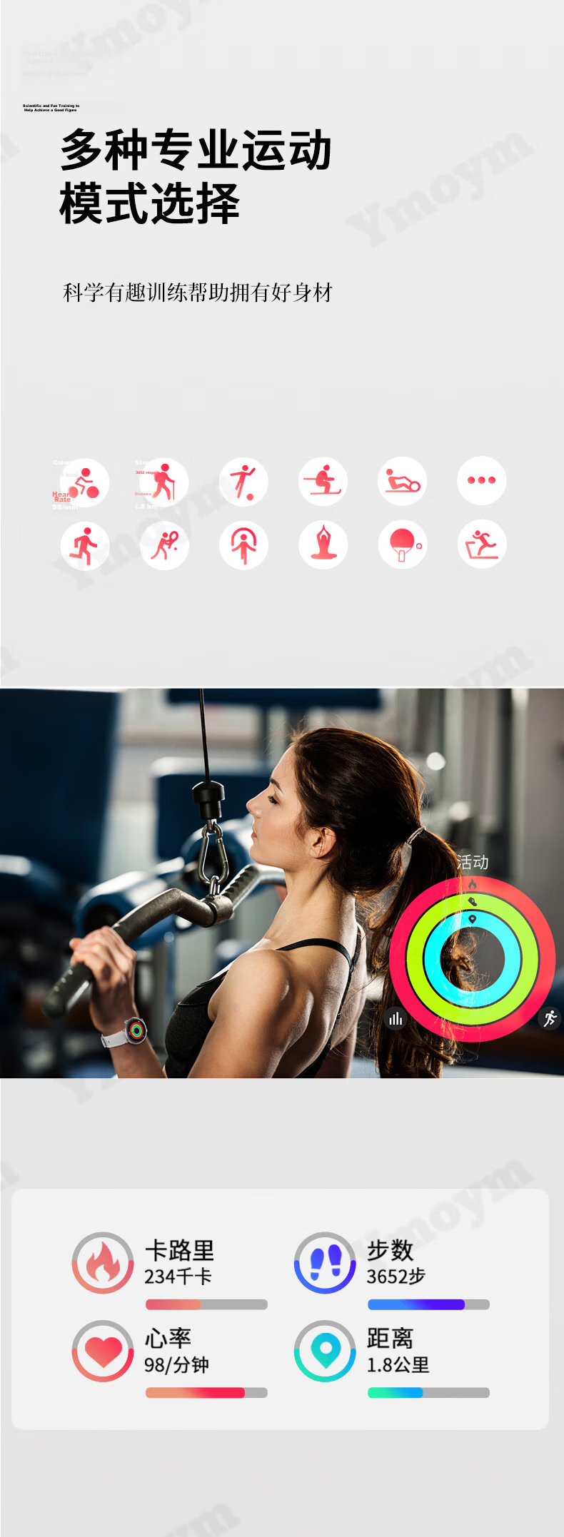 YMOYM Women's Luxury Smart Phone Watch with 5G Video, WeChat, SIM Card, AI Navigation for Students and Adults 19