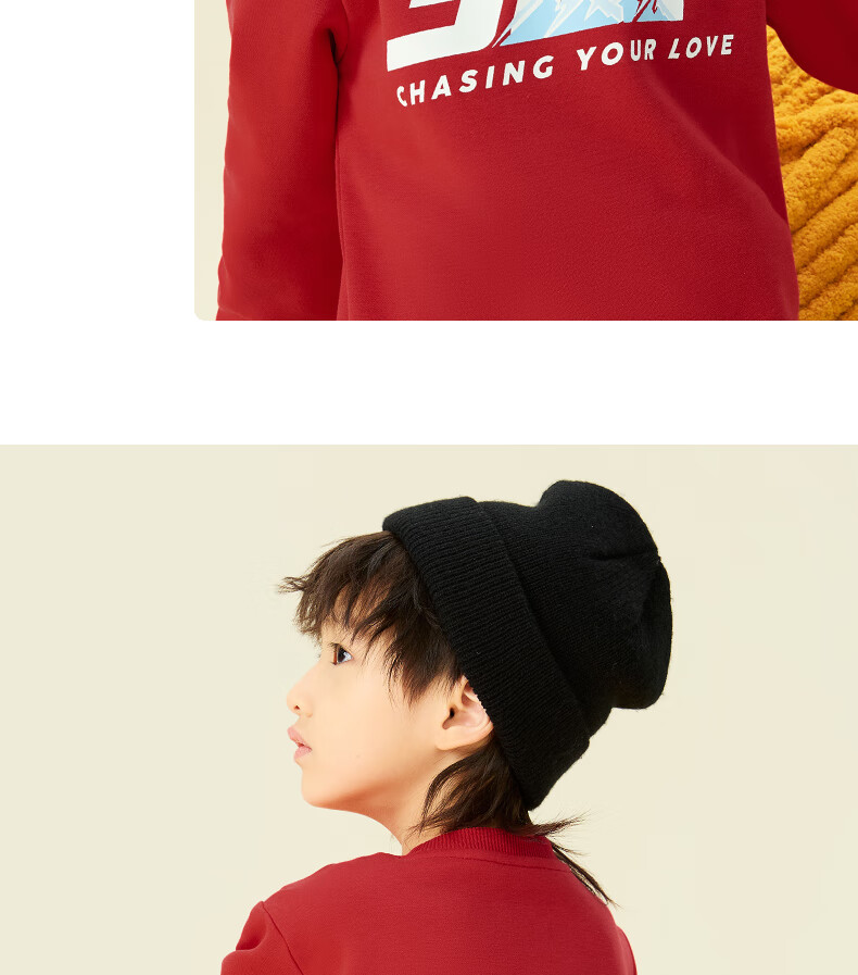 361° Kids Hoodie Autumn Winter 25 Fleece Lined Pullover Sweatshirt for Boys and Girls Ages 3-14 Blue 170 45