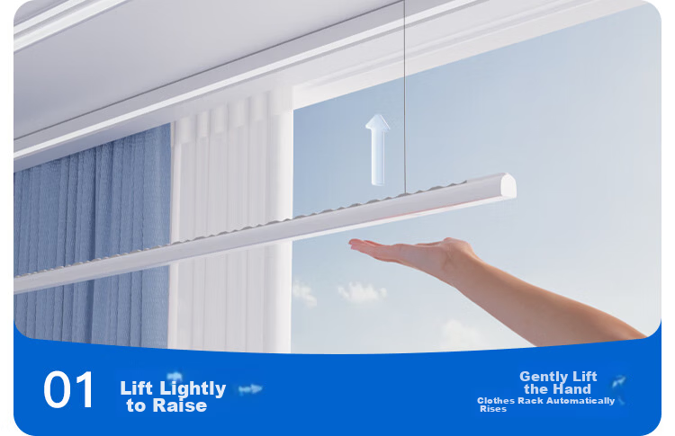 Mr. Bang Invisible Electric Clothes Drying Rack Smart Hidden Embedded Balcony Clothes Drying Rod S31 (1.5m) 12
