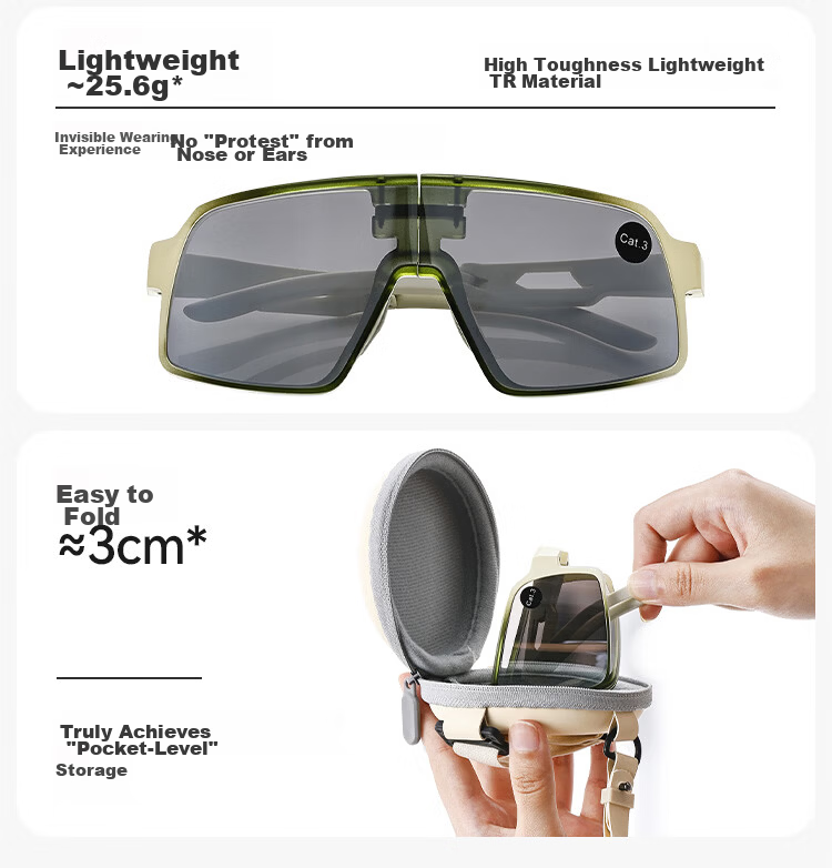 YEEHOO Kids Outdoor Cycling Glasses 3-12 Years [3D Full Folding] Sports Sandproof UV Protection Sunglasses 8