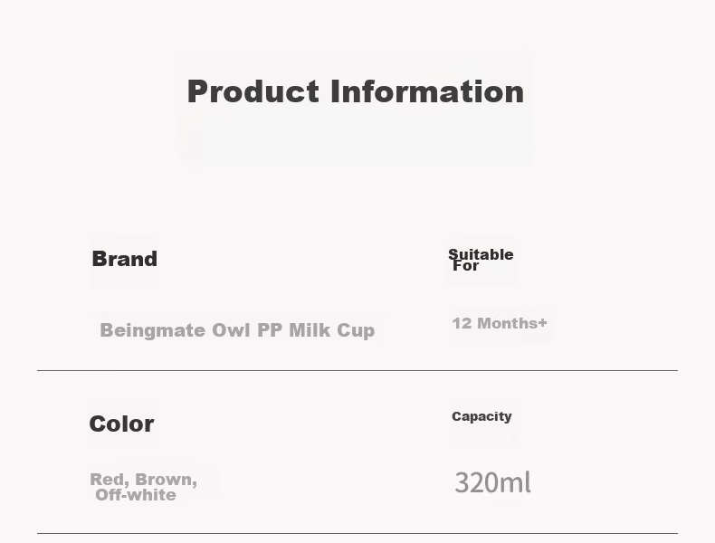 Beingmate Children's Milk Cup Baby Straw Drinking Cup with Scale Anti-Choking Bottle for Babies Over 6 Months 13
