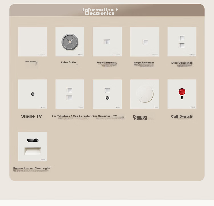 BULL Switch Socket G57 Butterfly Ultra-thin Skin-feel Switch 10A Angled Five-hole Socket Panel G57Z223A Milk Velvet Coffee 19