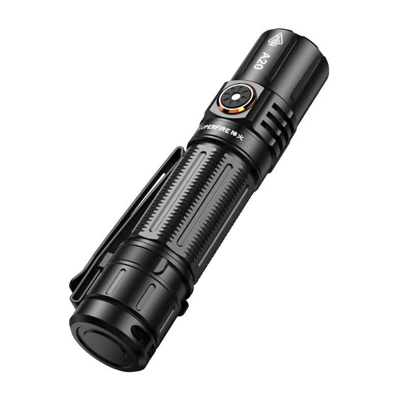 SupFire A20 Flashlight High Brightness Long Battery Life Long Range Military Rechargeable Compact Outdoor Cycling Emergency Light