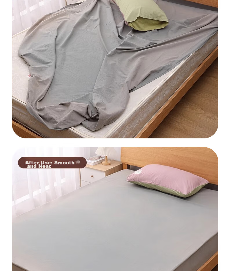 Bingyou Bed Sheet Fasteners 4-Pack Needle-Free Non-Slip Invisible Clips Corner Holders 8