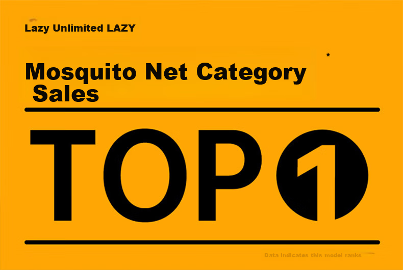 Lazy Infinity Class A Household Baby Anti-Fall Mosquito Net Mongolian Tent No Installation Double Door 1.2*2m 1