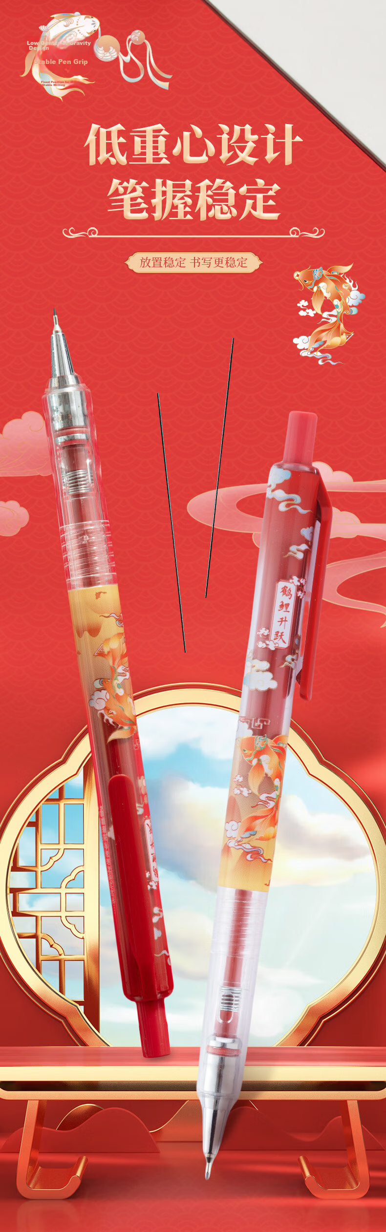 M&G Stationery Student Mechanical Pencil 0.5mm 2-Pack Piggy Learning Series Back-to-School Writing Essential High-Quality Cute Cartoon Pencil AMP810X6-ZZ 6