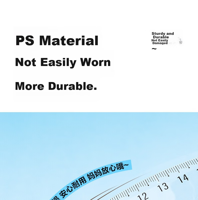 Deli (Deli) 30cm Multi-Color Triangular Ruler with Scale, 6 Scales, Multifunctional Drawing Ruler, College Entrance Exam Blessing Gift 5