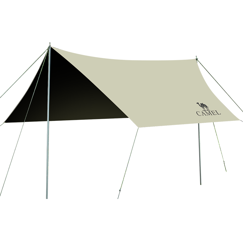 CAMEL Black Vinyl Canopy Tent Camping Shelter Easy Quick Setup Lazy Beach Sunshade 2025 New Model