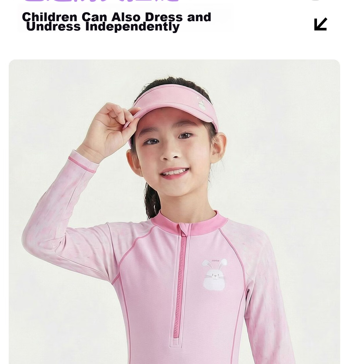 361° Kids Girls One-Piece Long Sleeve Skirted Swimwear Princess Dress Swimsuit 7