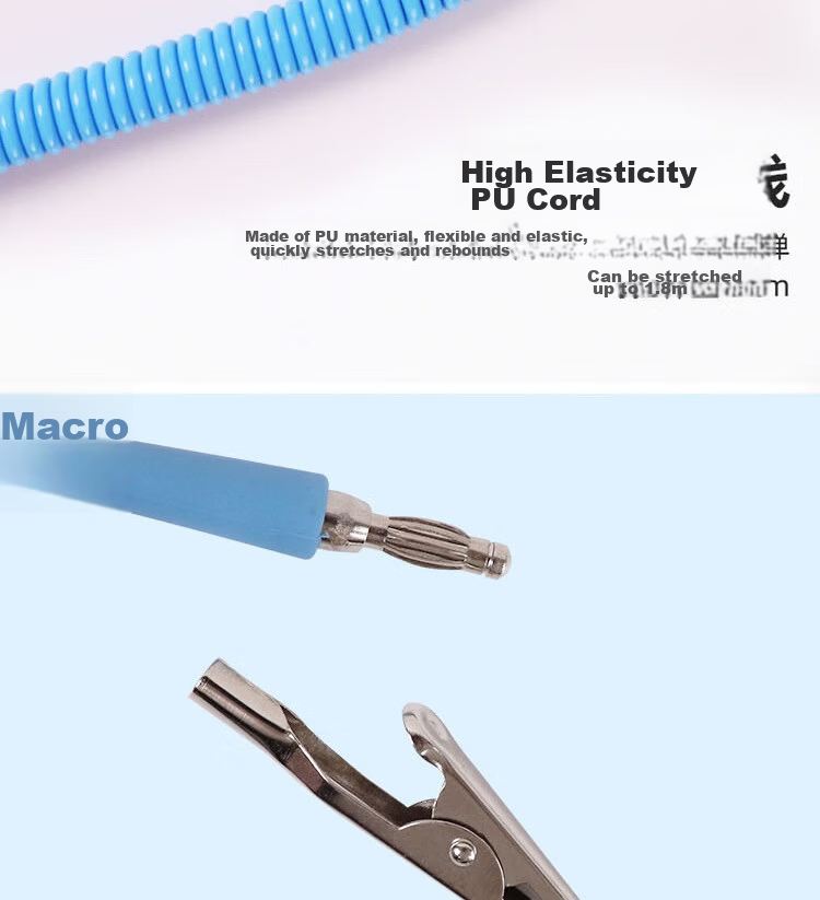BAIGE Anti-Static Wrist Strap Wired 3m with Cord Boxed Human Body Static Eliminator 3m CW246246 9