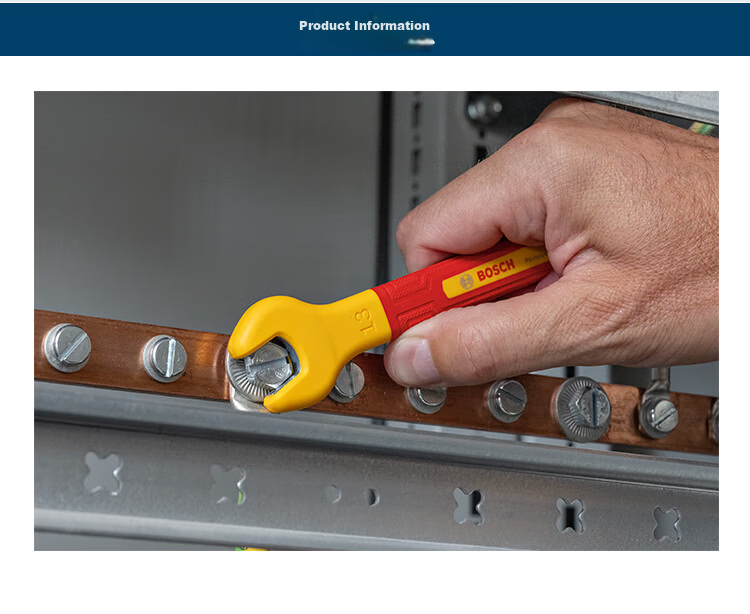 Bosch Single-Head Open-End VDE Insulated Wrench 8MM 6