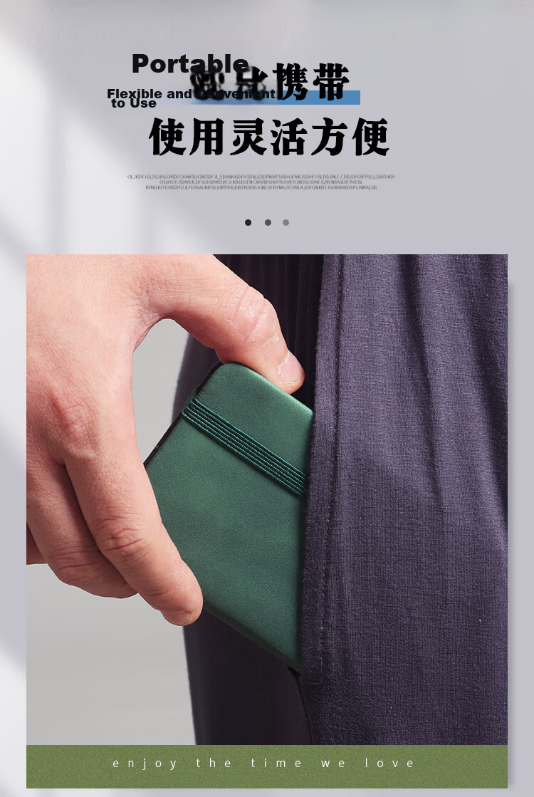 Xutong A7/96 Pages Small Portable Pocket Notebook Simple Handy Word Notebook Small Memo Pad Stationery Diary 3