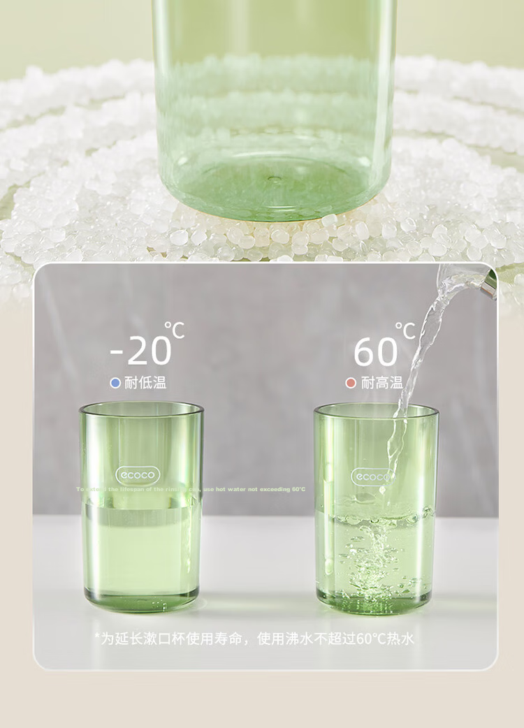 Ecoco Transparent Couple Toothbrush Cup Toothpaste Storage Box Student Toothbrush Holder Luxury Black 4