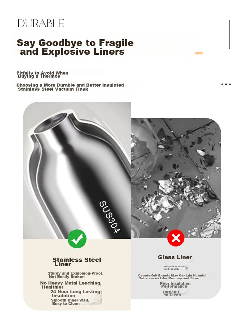 ASD Large Capacity Household Thermos Flask Insulated Bottle 304 Stainless Steel 2L Kettle RWS20P4WG-S 3