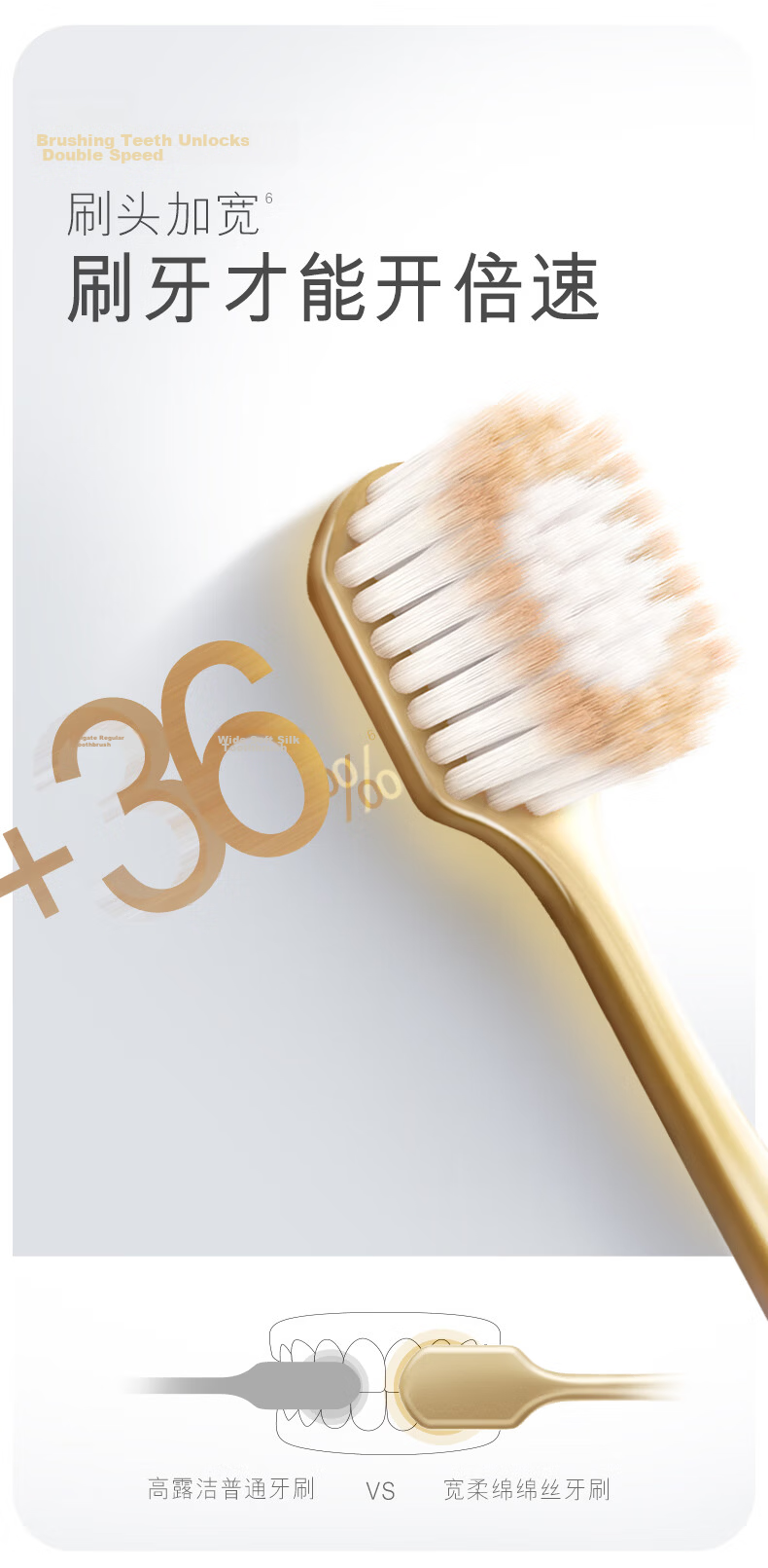 Colgate [Same As Member Store] 48-Hole Wide Head Gum Protection Ultra-Fine Soft Bristle Toothbrush *1 Piece Adult Toothbrush Deep Cleaning 5