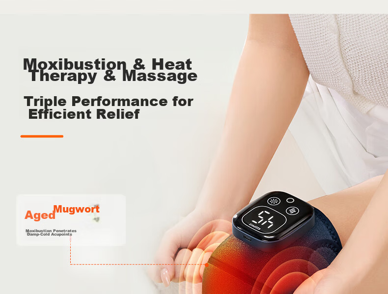 KeepFit Knee Massager Heat Pad Leg Massager Therapy Knee Pain Relief Synovitis Joint Pain Warmer Gift for Parents K20S 6