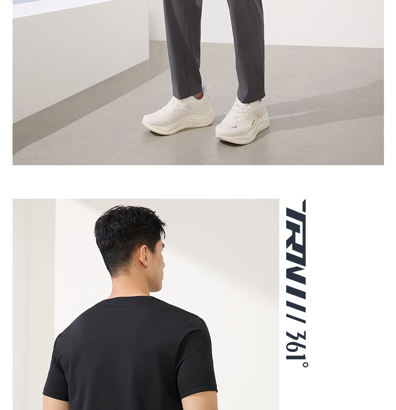 361° Men's Short-Sleeve T-Shirt, Summer Quick-Dry Sports Running Loose-Fit Fitness Casual Men's Tee Clothing 652524113H-2 70
