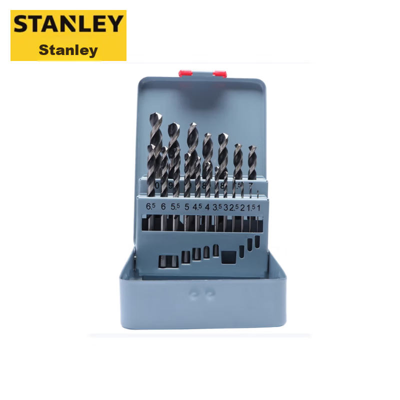 STANLEY 19-Piece High-Speed Steel Twist Drill Bit Set 95-233-23 1